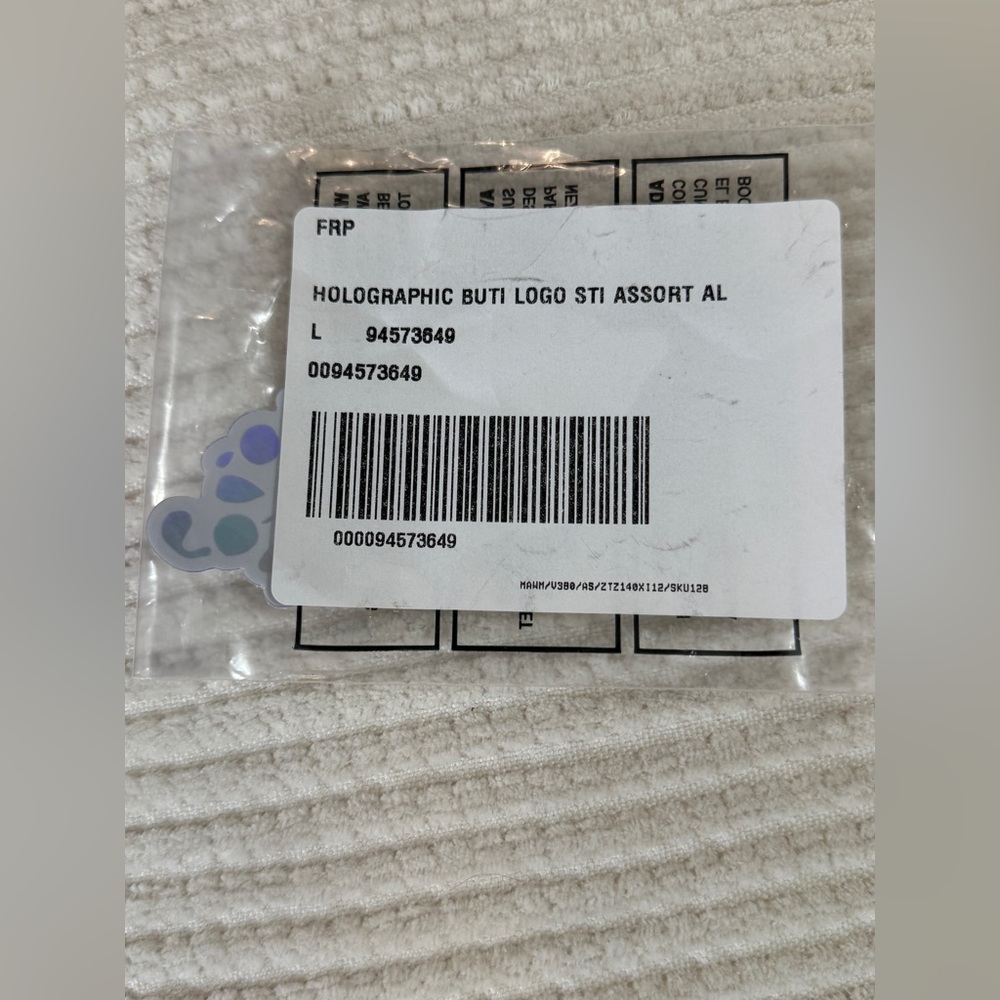 ⭐️SOLD⭐️ Brand New Free People Movement Holographic Buti Logo Sticker - Picture 4 of 5